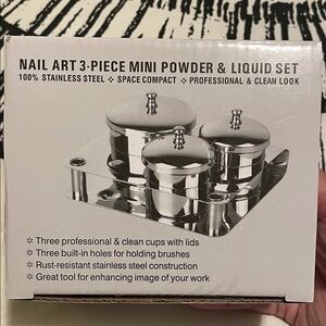 Stainless Steel Nail Art 3-Piece Set